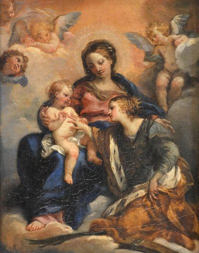 The Mystic Marriage of Saint Catherine by Giuseppe Passeri